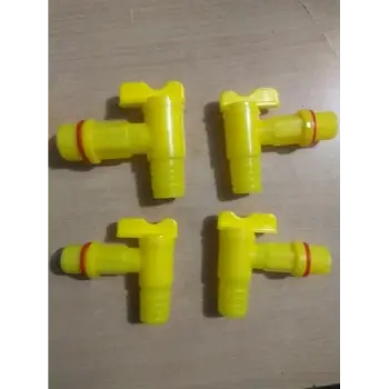 Yellow Plastic T Cock